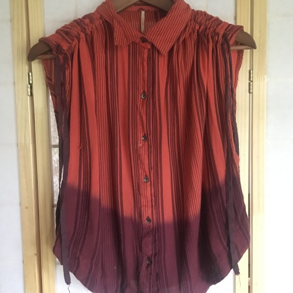 Free People Ombre Button Up - Picture 2 of 3